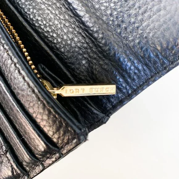 Tory Burch Black Leather Wallet 🖤 - Picture 6 of 6